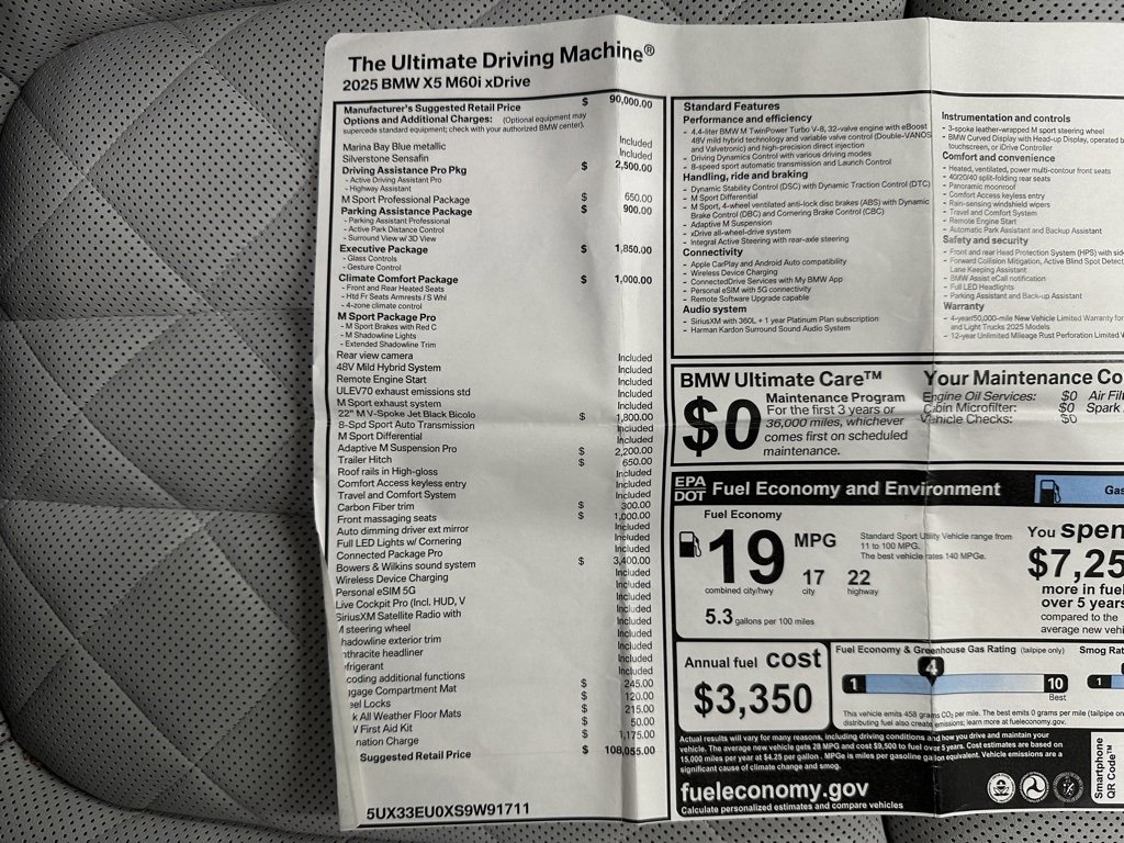 Used 2025 BMW X5 M60i image 43
