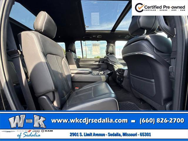Certified 2024 Jeep Grand Wagoneer L Series II w/ Quick Order Packagew 28T AWD/4WD image 34