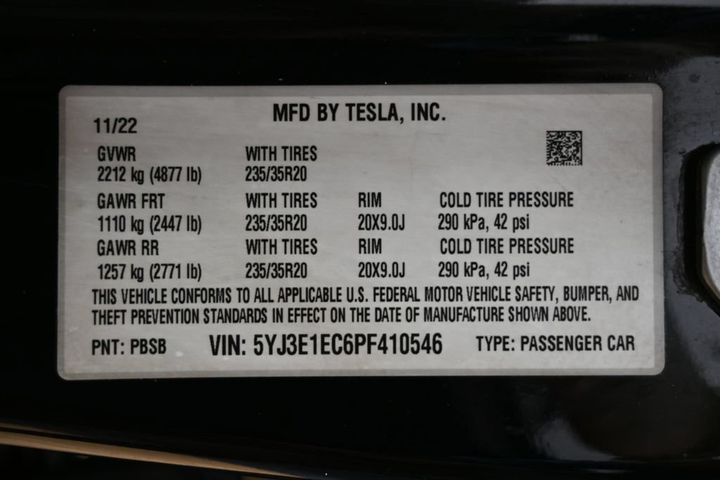 Used 2023 Tesla Model 3 Performance AWD/4WD image 44