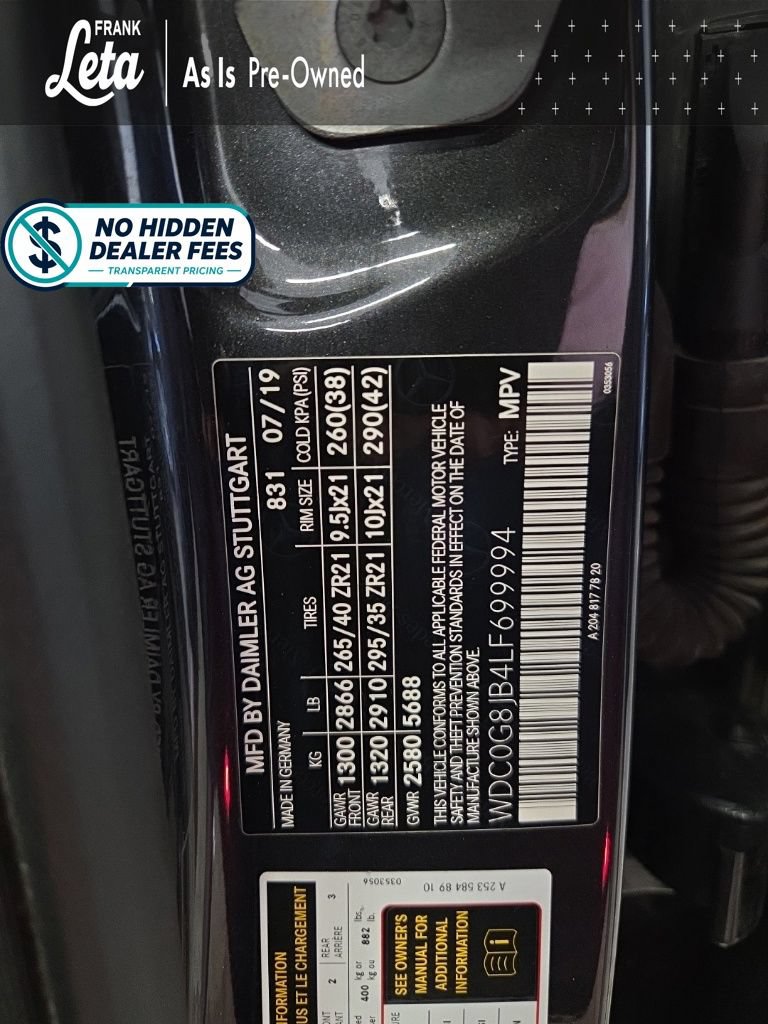 Used 2020 Mercedes-Benz GLC 63 AMG 4MATIC w/ Driver Assistance Package image 26