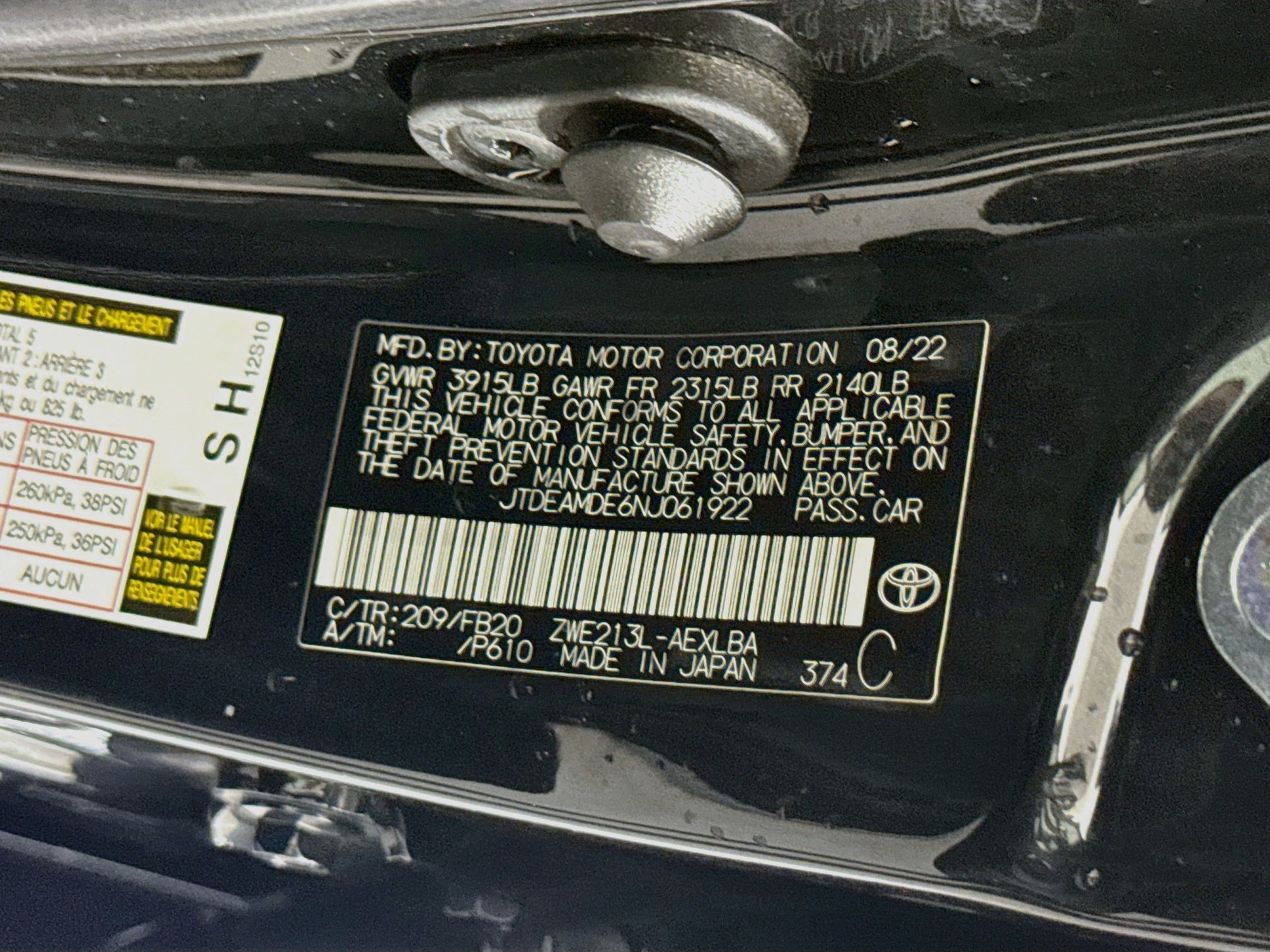 Used 2022 Toyota Corolla LE FWD image 40