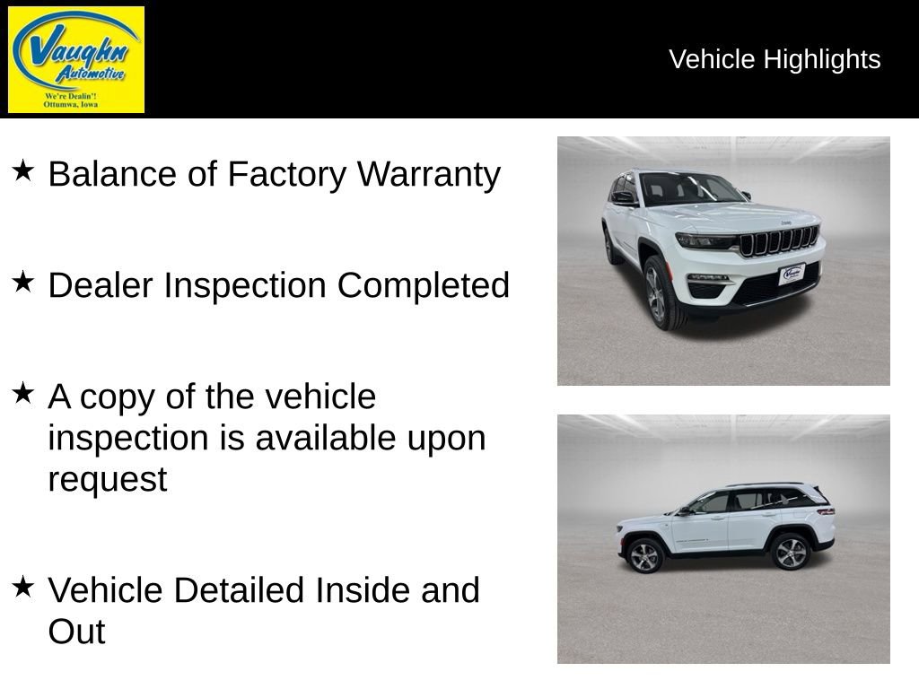 Used 2023 Jeep Grand Cherokee 4WD 4xe image 2