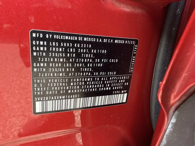 Used 2022 Volkswagen Tiguan SE AWD/4WD image 30