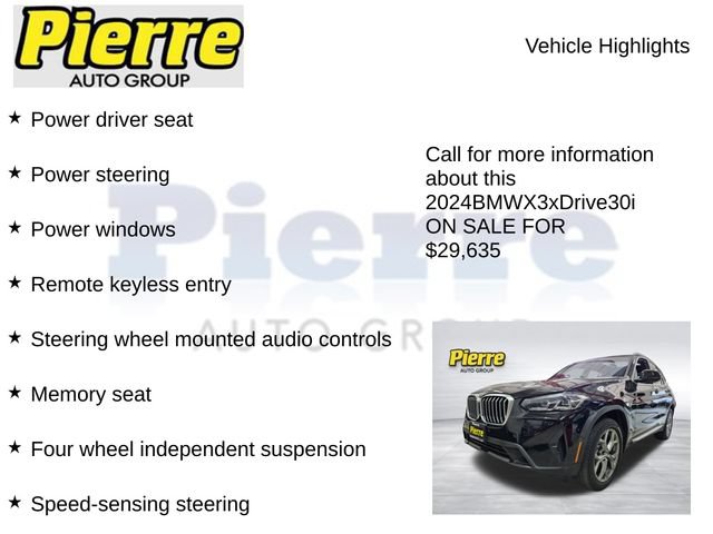 Used 2024 BMW X3 xDrive30i AWD/4WD image 12