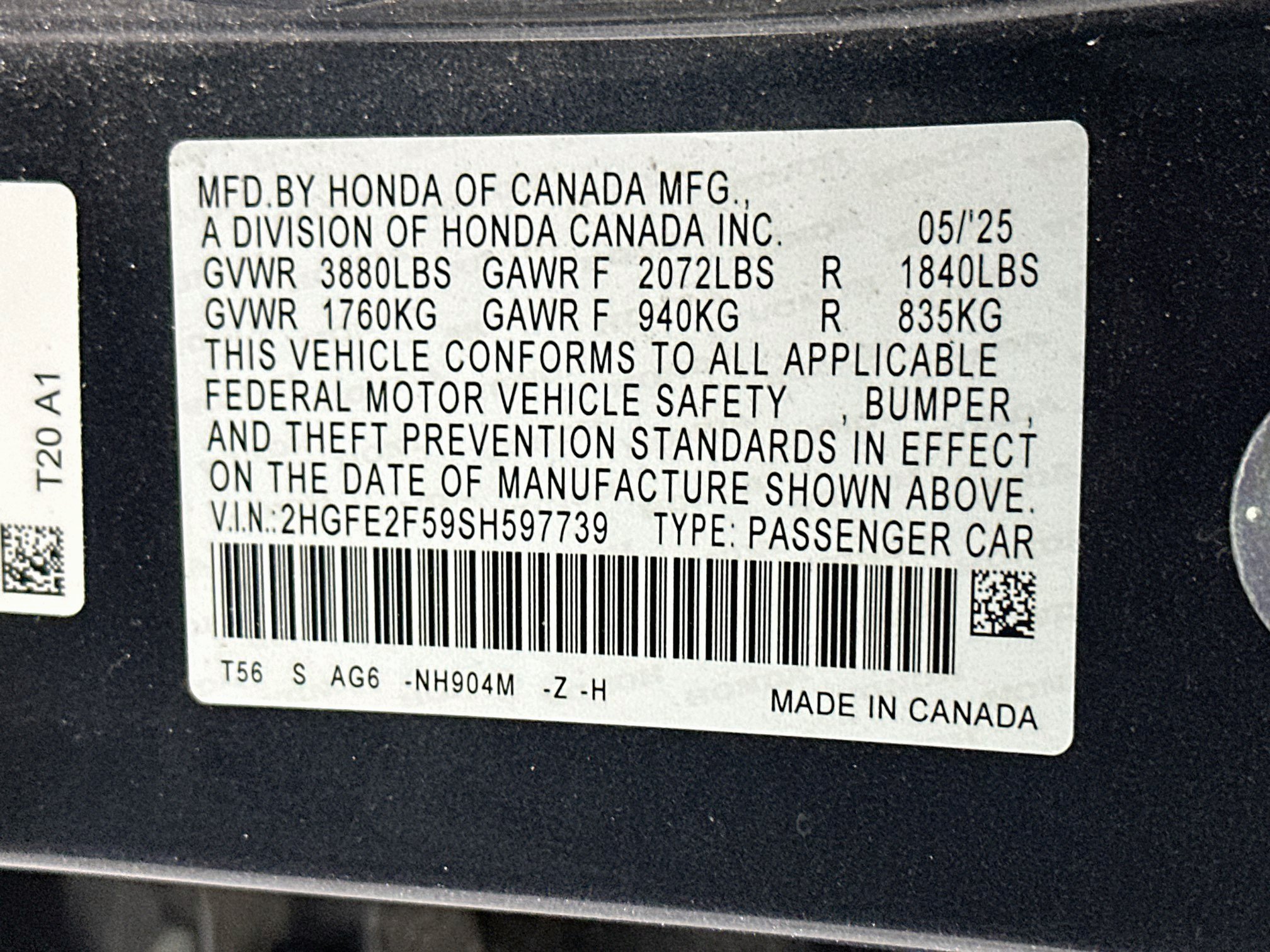 Used 2025 Honda Civic Sport image 12