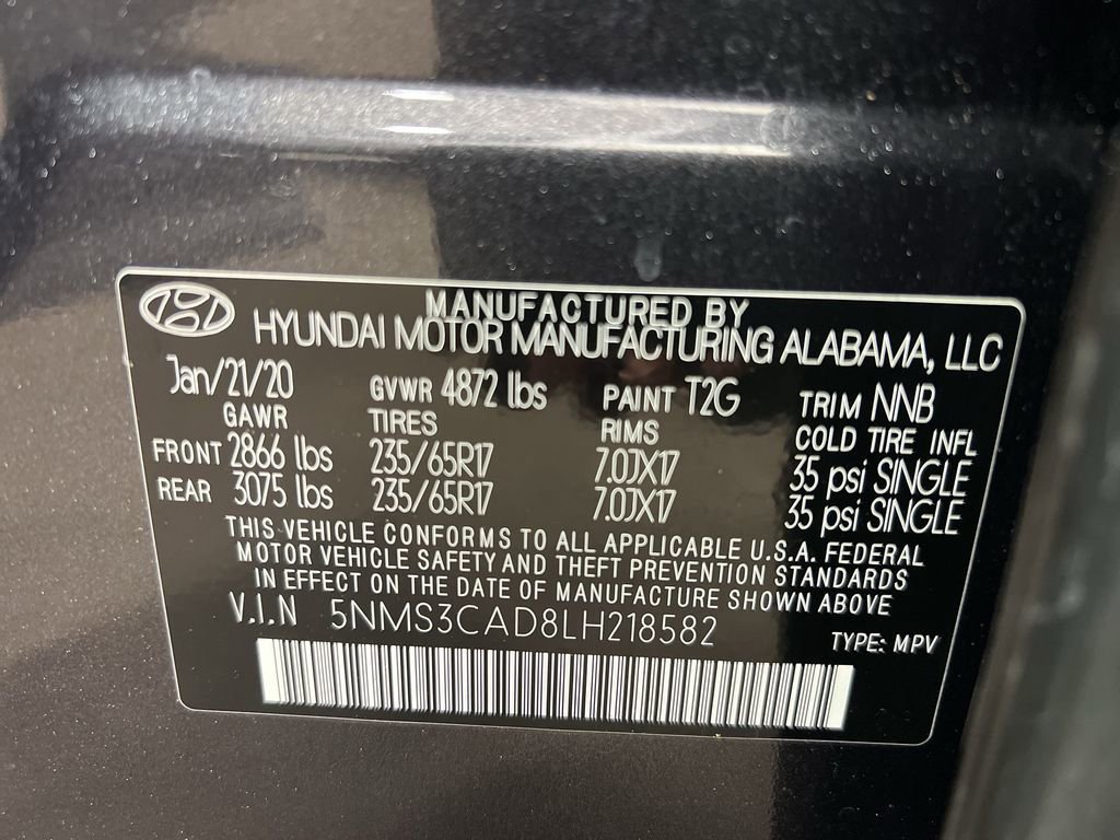 Used 2020 Hyundai Santa Fe SEL image 33