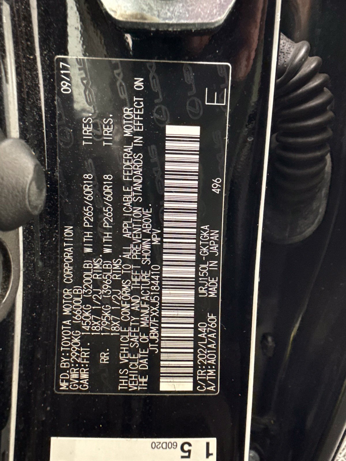 Used 2018 Lexus GX 460 Premium AWD/4WD image 19