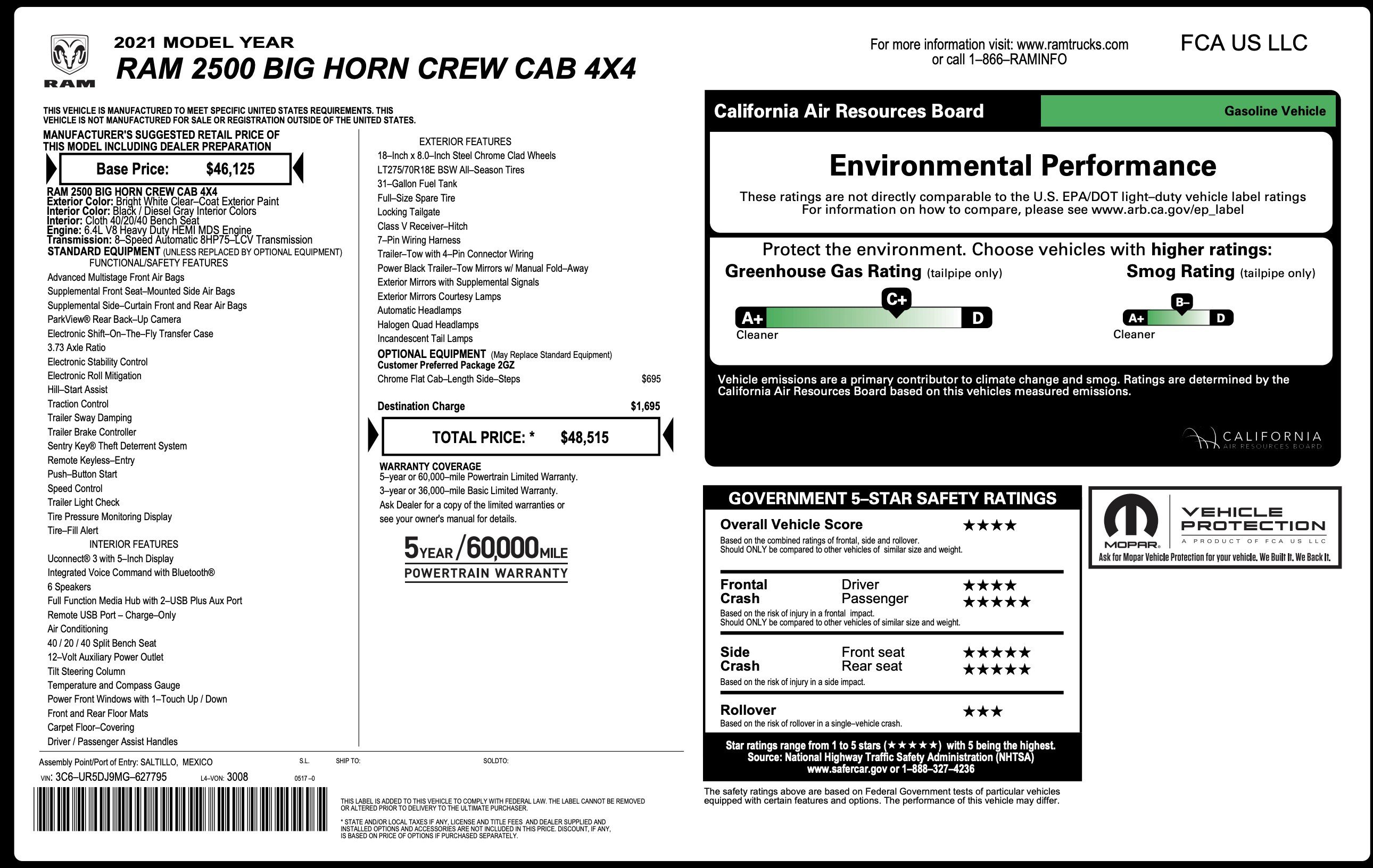 Used 2021 RAM 2500 Big Horn image 3