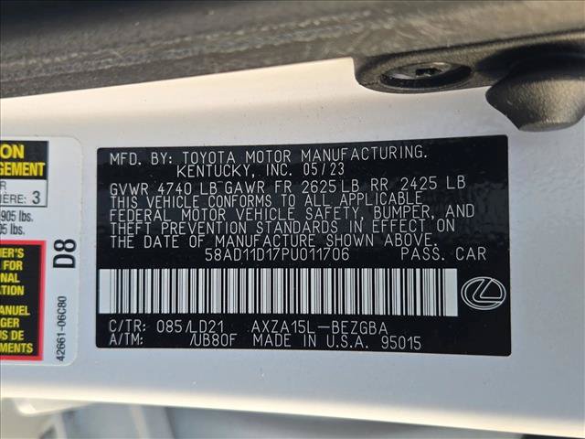 Used 2023 Lexus ES 250 w/ Premium Package AWD/4WD image 25