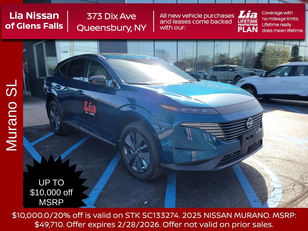 New 2025 Nissan Murano SL w/ Cargo Package 360° Tour