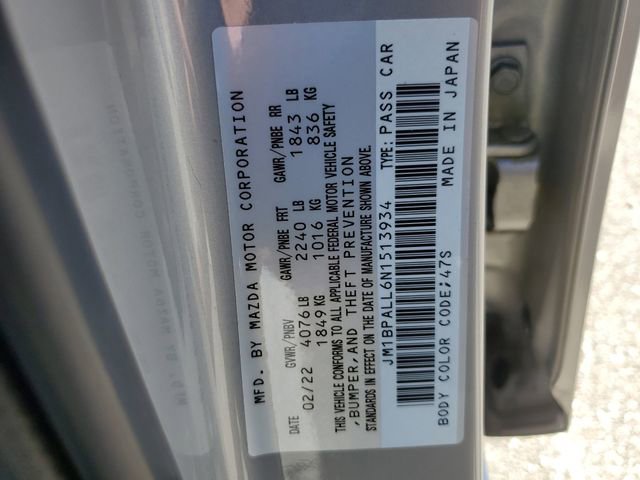 Certified 2022 MAZDA MAZDA3 s image 33