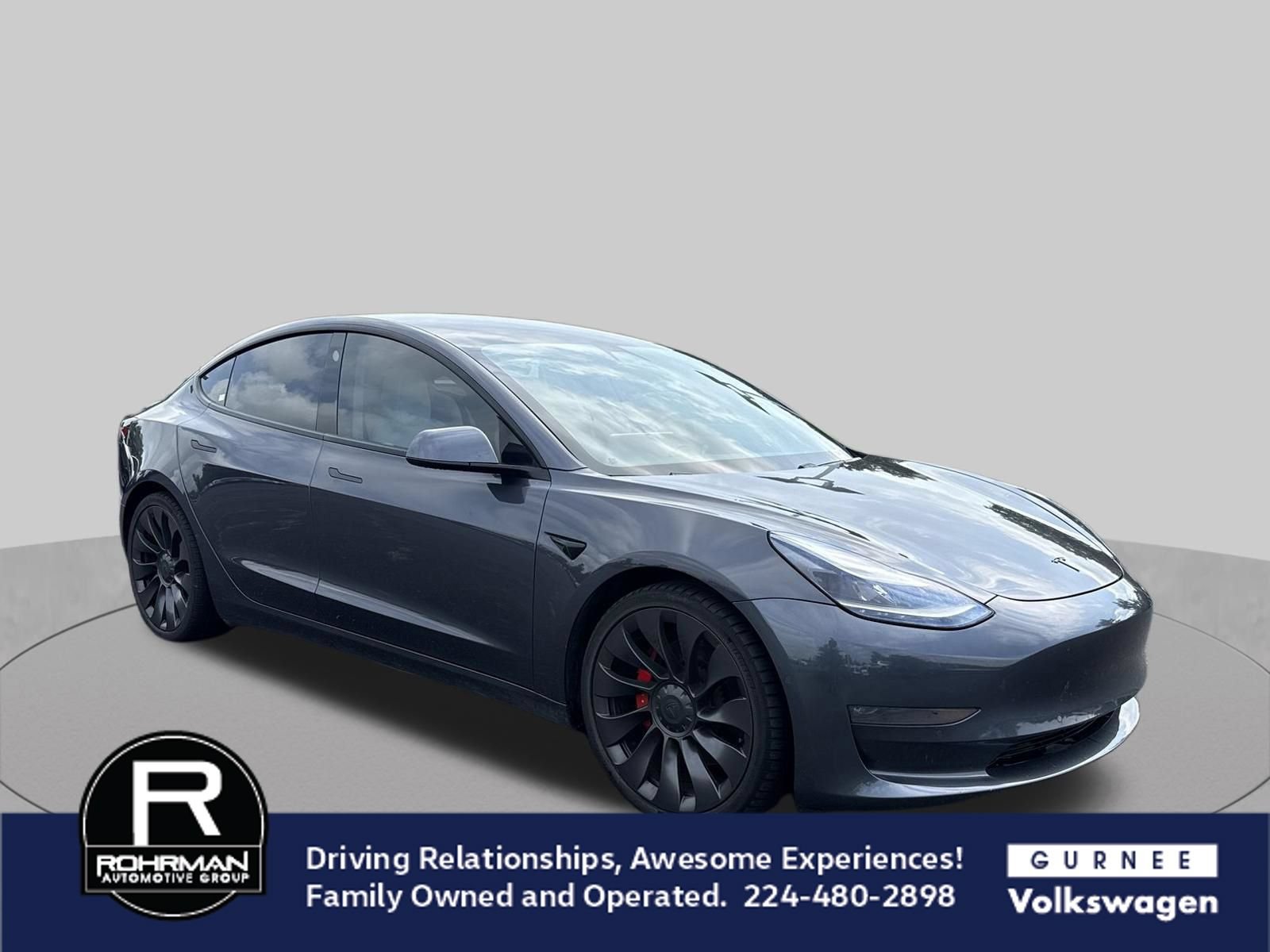 Used 2021 Tesla Model 3 Performance AWD/4WD image 2