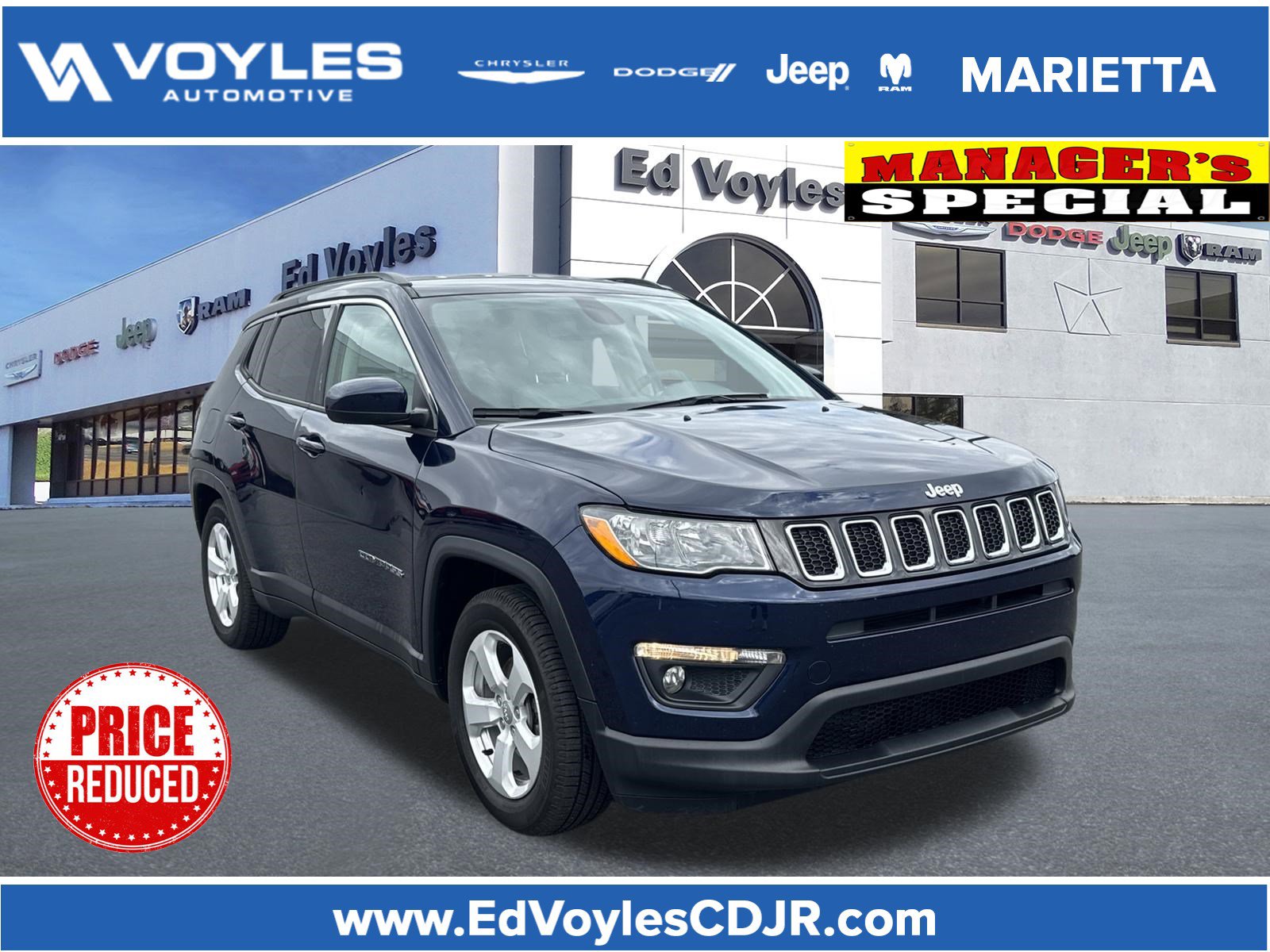 Used 2021 Jeep Compass Latitude image 1