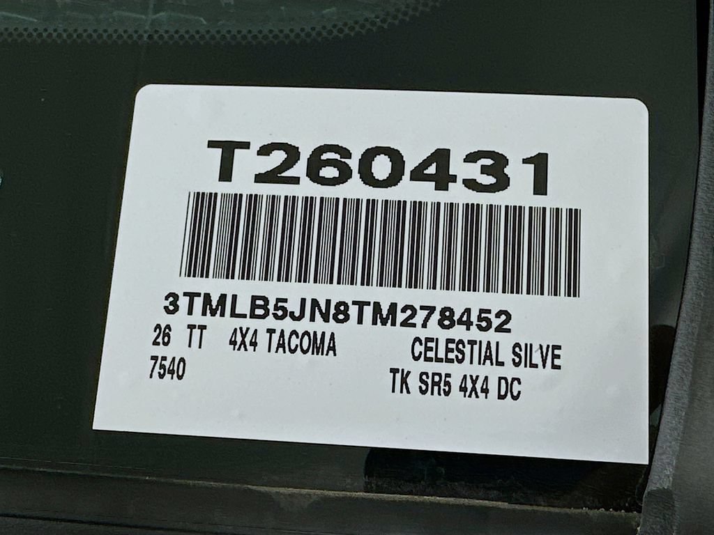 New 2026 Toyota Tacoma SR5 AWD/4WD image 17