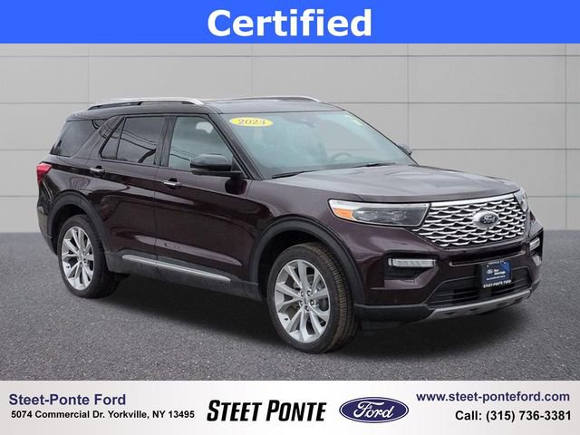Certified 2023 Ford Explorer Platinum w/ Technology Package image 1