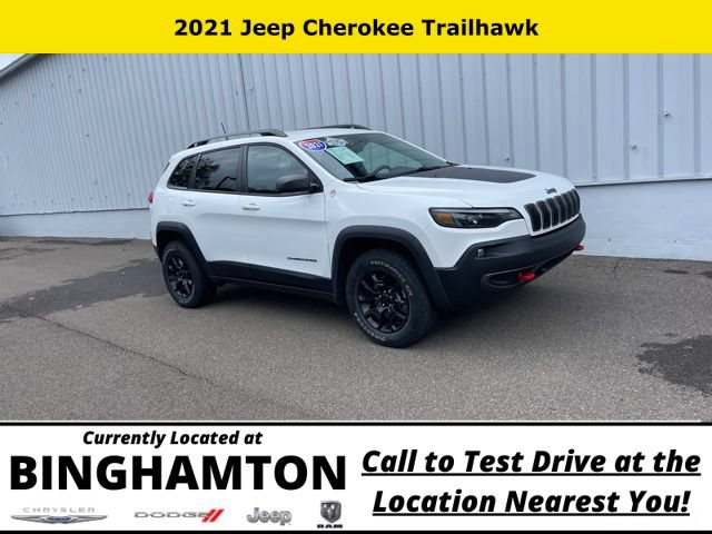 Used 2021 Jeep Cherokee Trailhawk AWD/4WD image 1