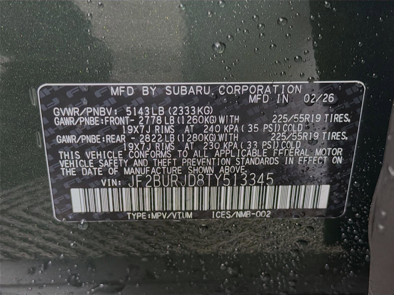 New 2026 Subaru Outback Touring XT AWD/4WD image 32