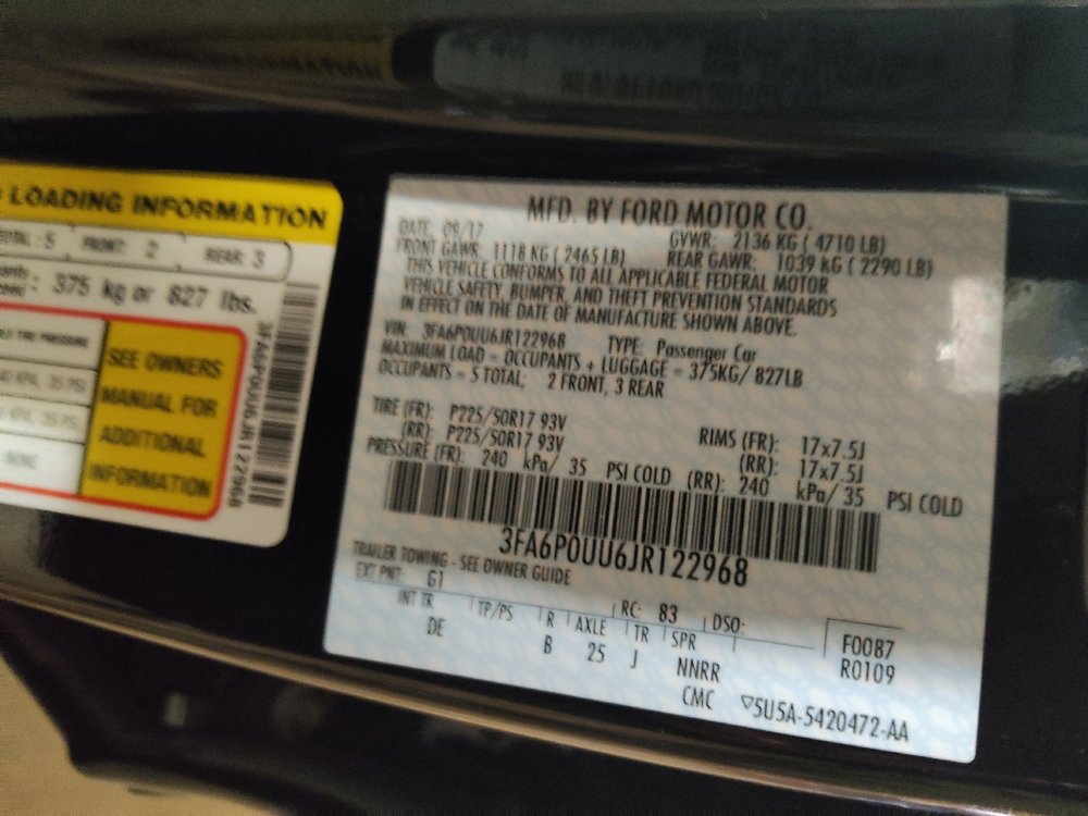 Used 2018 Ford Fusion S image 33