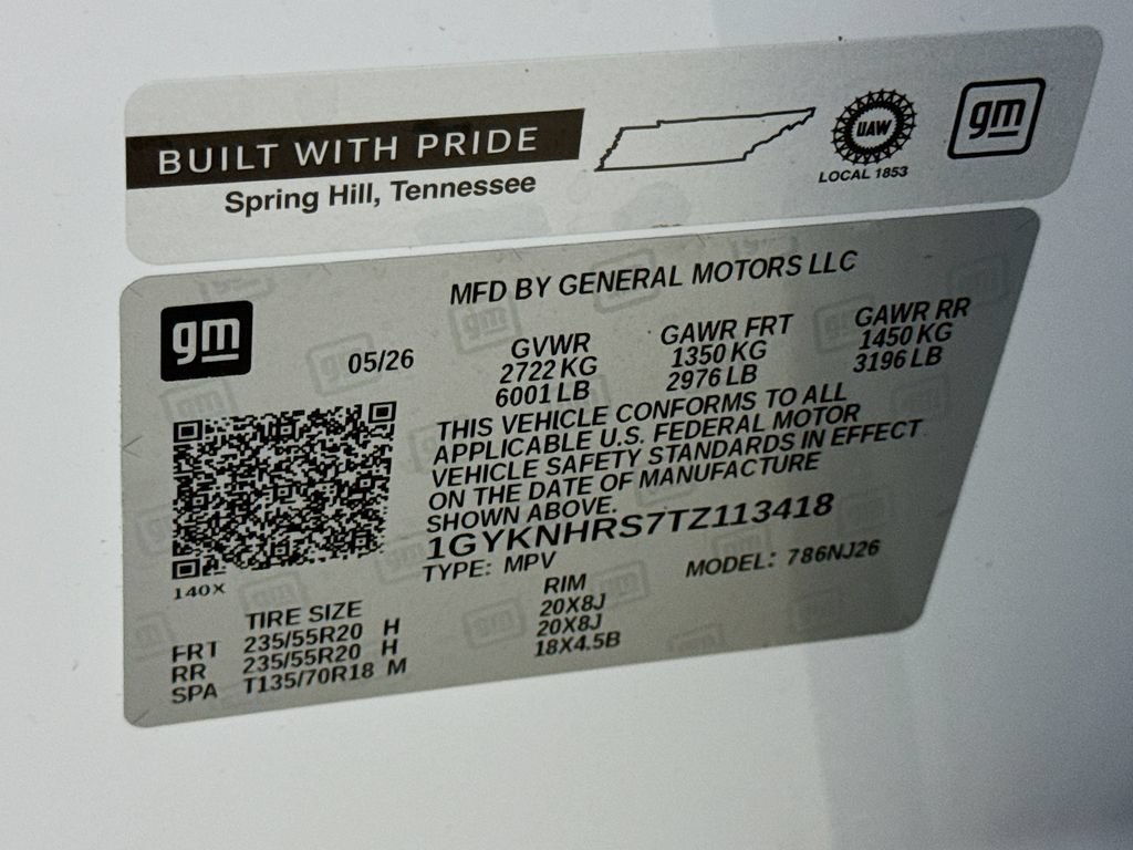 New 2026 Cadillac XT5 Sportv w/ LPO, Onyx Lite Package AWD/4WD image 21