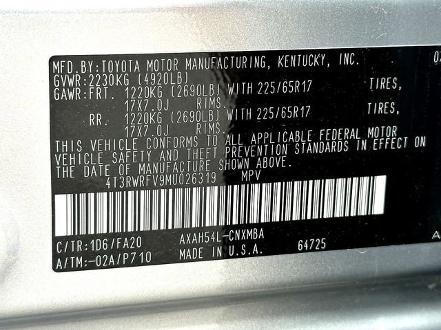Used 2021 Toyota RAV4 XLE w/ Convenience Package AWD/4WD image 33