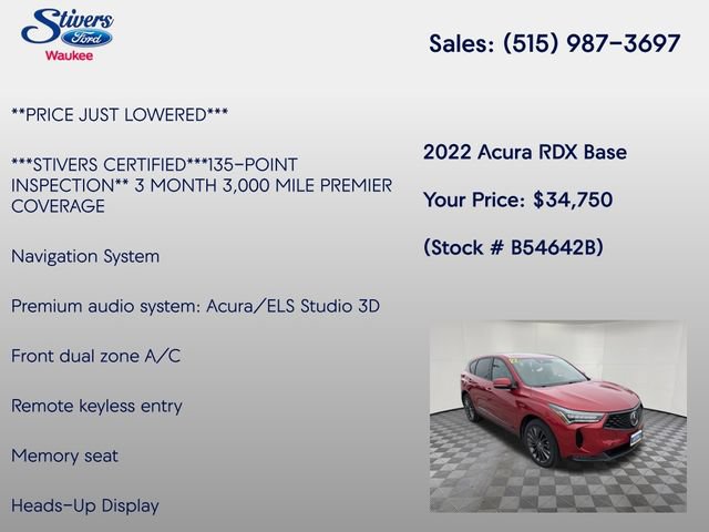 Used 2022 Acura RDX AWD image 8
