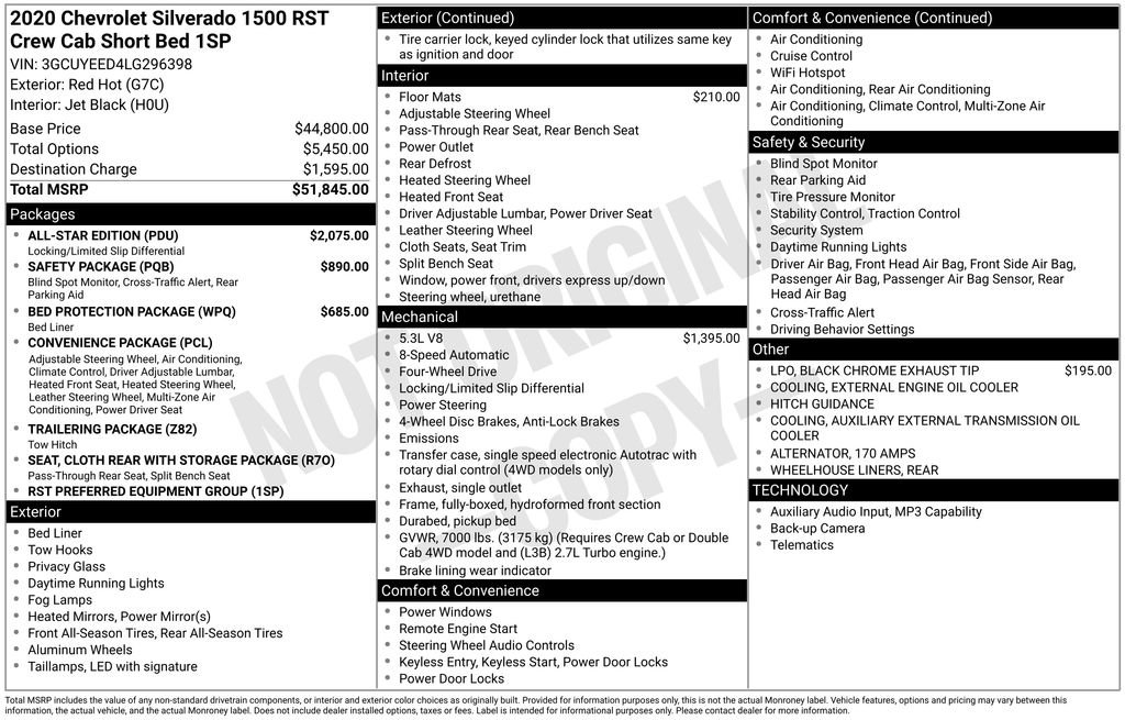 Used 2020 Chevrolet Silverado 1500 RST w/ All-Star Edition AWD/4WD image 10