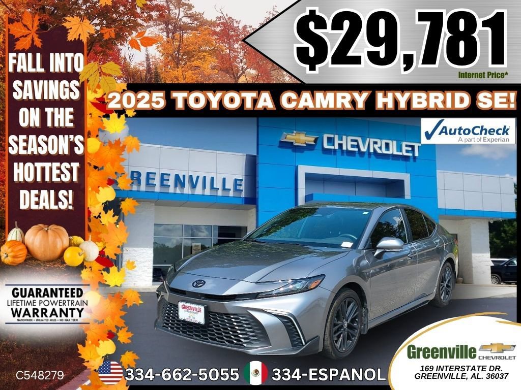 Used 2025 Toyota Camry SE image 1