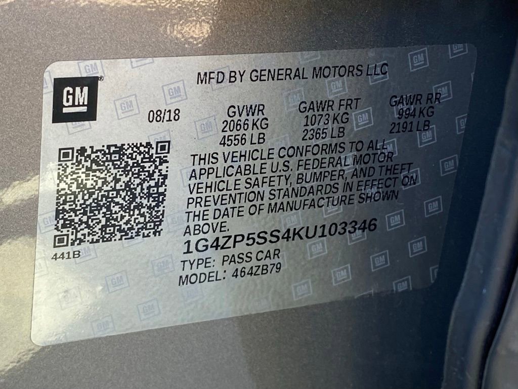 Used 2019 Buick LaCrosse Essence w/ Sights and Sounds Package FWD image 34