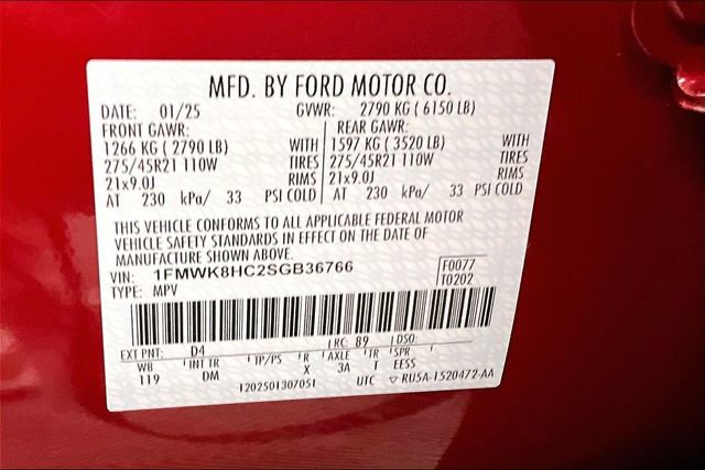 Used 2025 Ford Explorer Platinum w/ Ultimate Package image 38