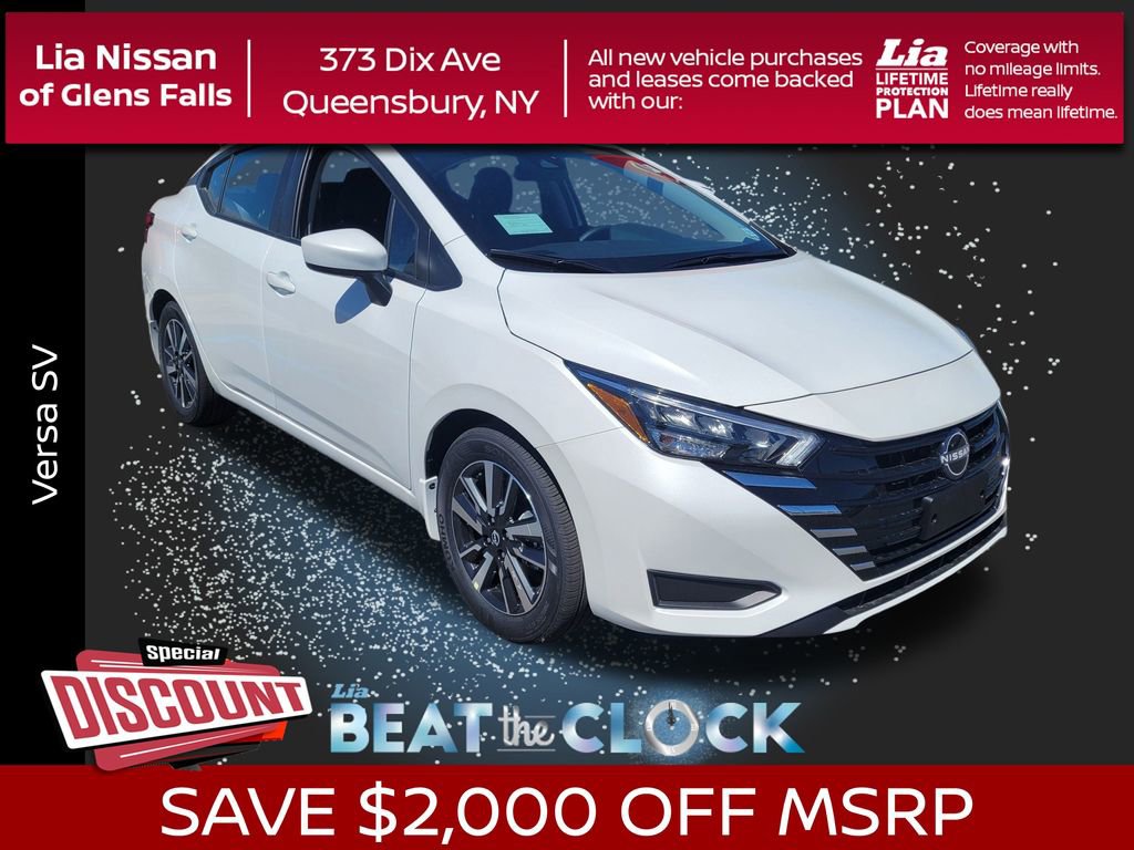 New 2025 Nissan Versa SV w/ Trunk Package