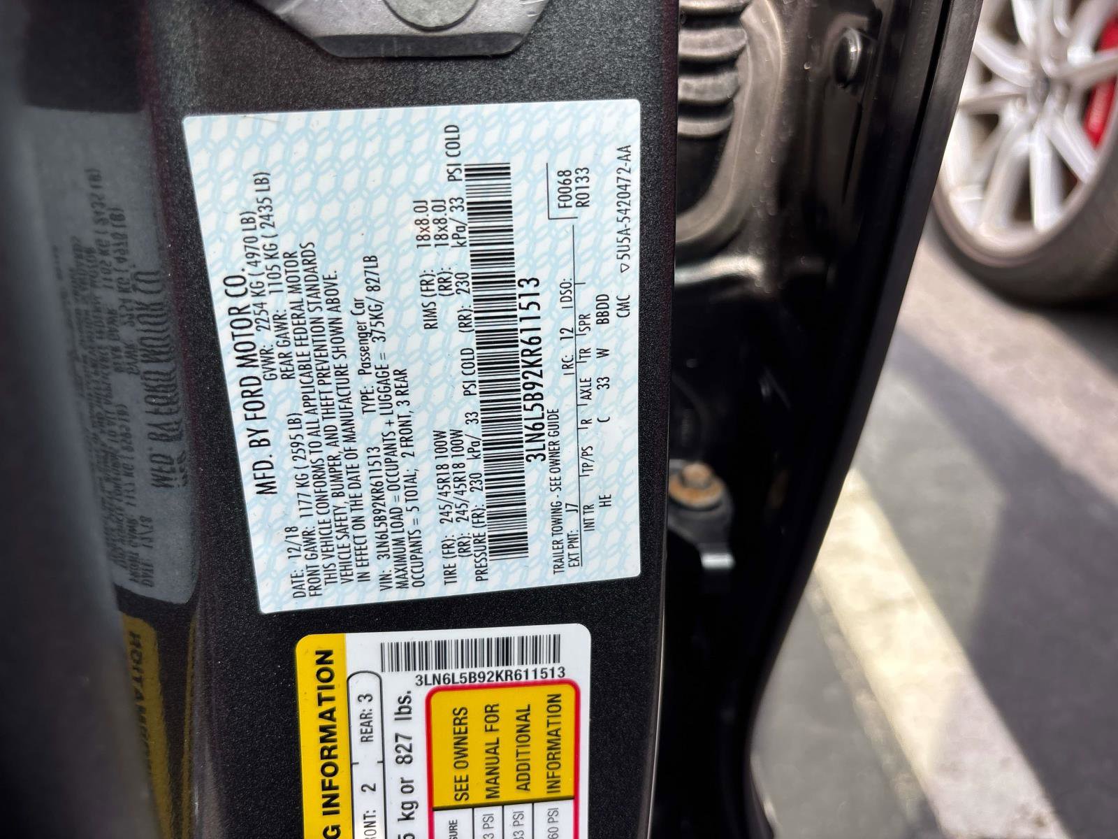 Used 2019 Lincoln MKZ Premiere AWD/4WD image 28