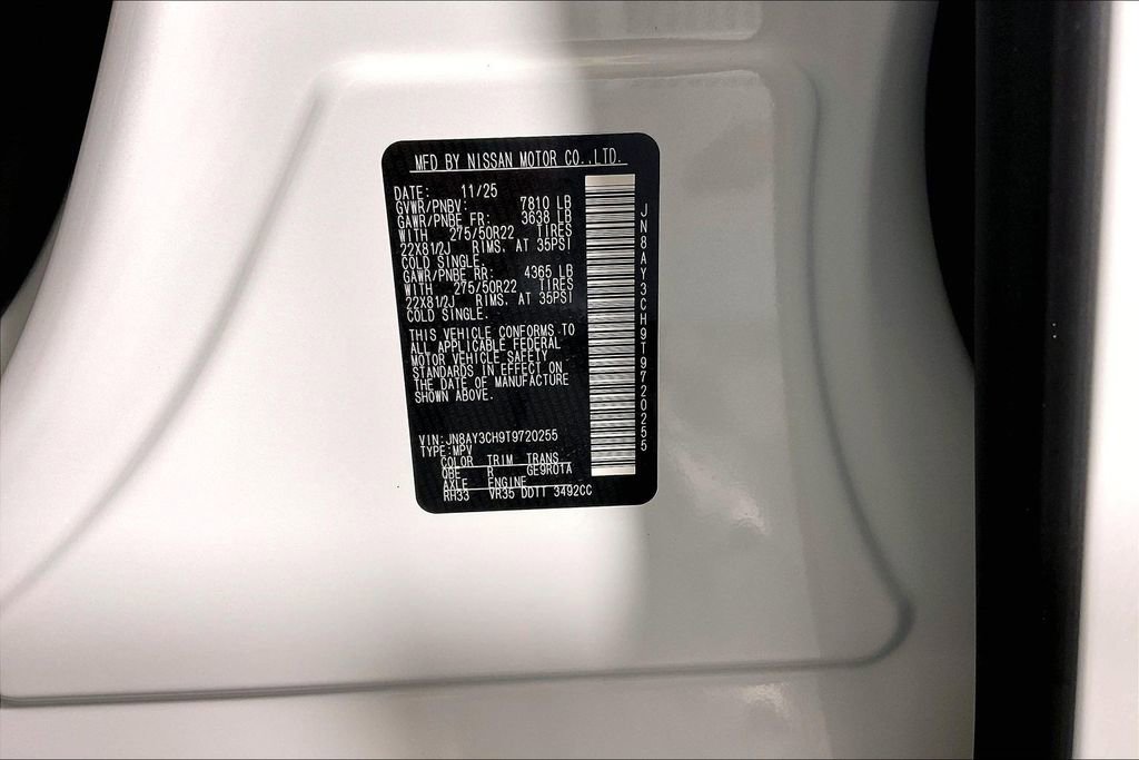 New 2026 Nissan Armada Platinum Reserve image 27