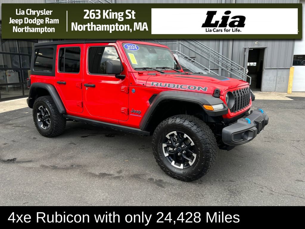 Used 2024 Jeep Wrangler Unlimited Rubicon 4xe w/ Technology Group