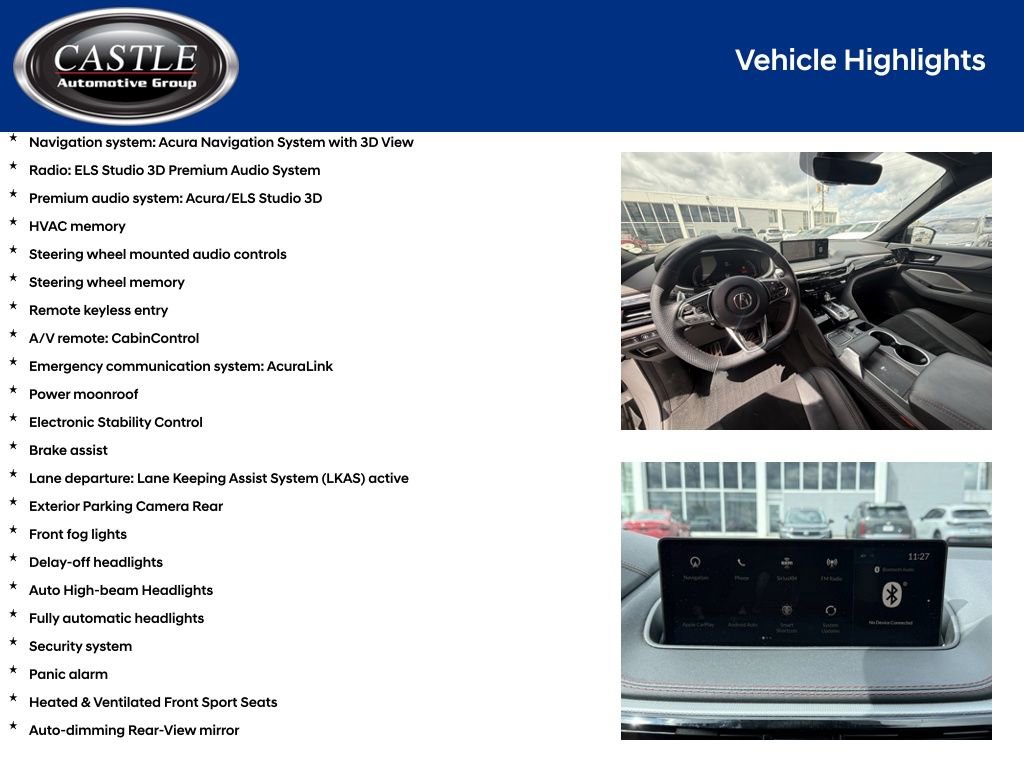 Used 2023 Acura MDX A-Spec AWD/4WD image 3