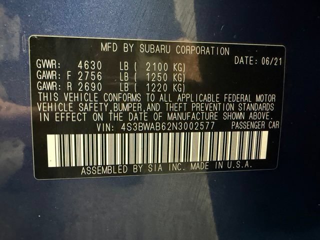 Used 2022 Subaru Legacy AWD/4WD image 25