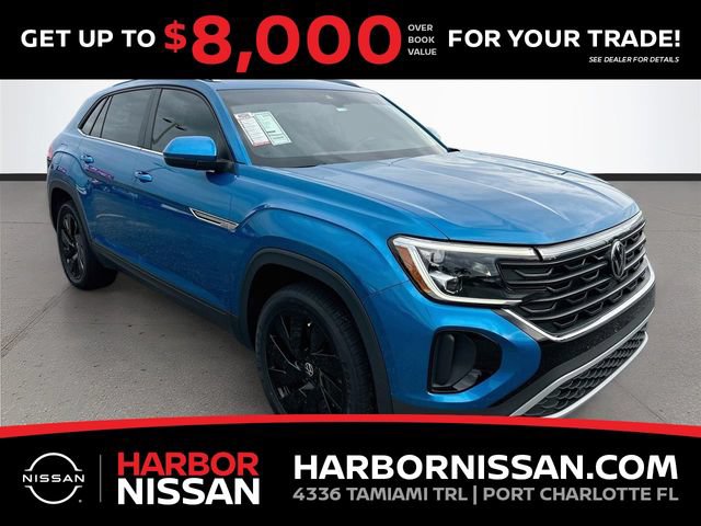 Used 2024 Volkswagen Atlas Cross Sport SE w/ Panoramic Sunroof Package