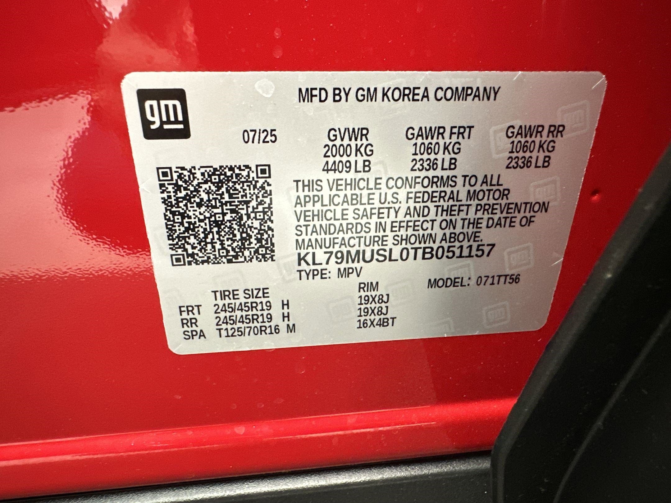 Certified 2026 Chevrolet TrailBlazer RS w/ Convenience Package image 20