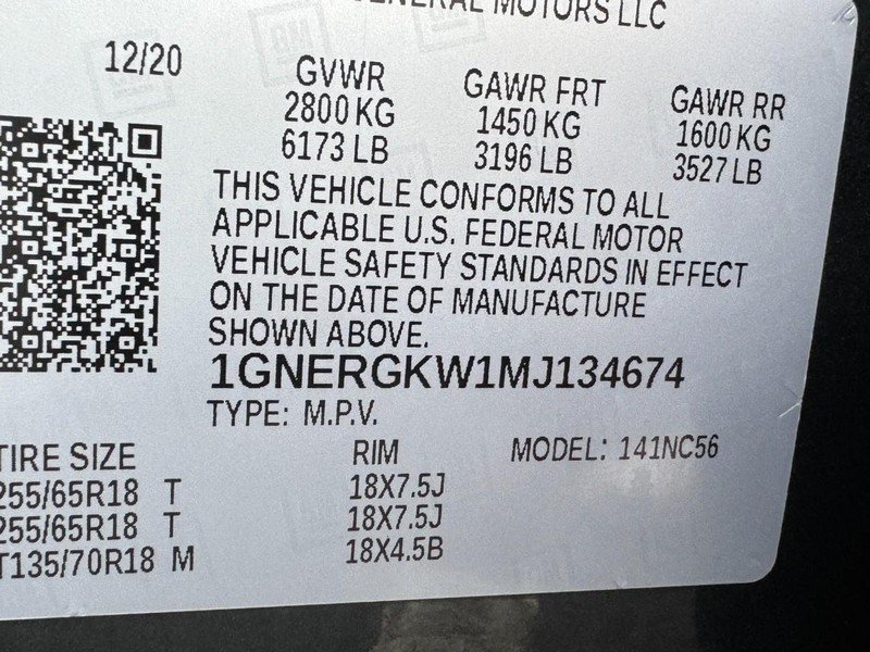 Used 2021 Chevrolet Traverse LT FWD image 24