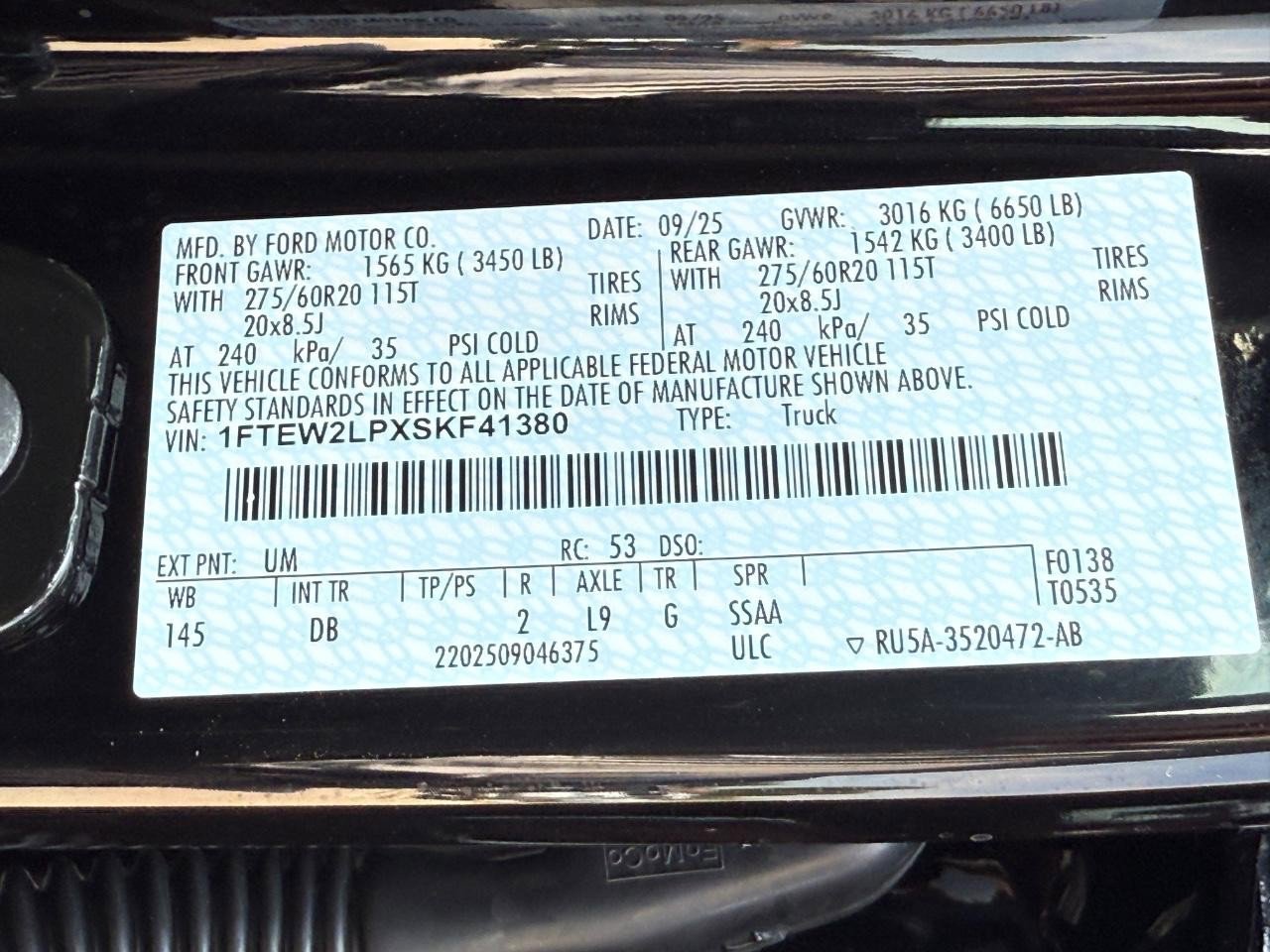 New 2025 Ford F150 STX w/ STX Black Appearance Package image 18