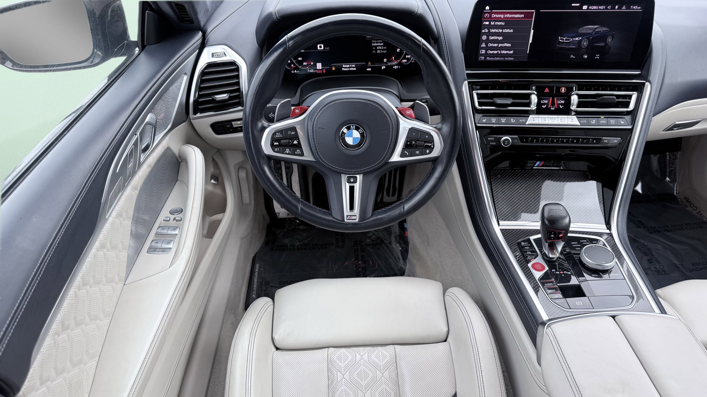 Used 2024 BMW M8 Gran Coupe xDrive Competition w/ M Carbon Exterior Package AWD/4WD image 51