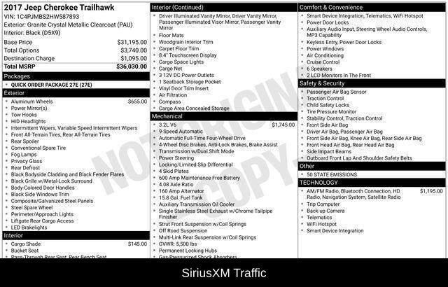Used 2017 Jeep Cherokee Trailhawk video 2
