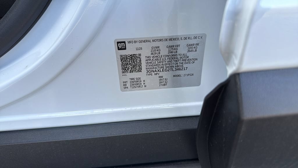 New 2026 Chevrolet Equinox RS w/ LPO, Floor Liner Package FWD image 44