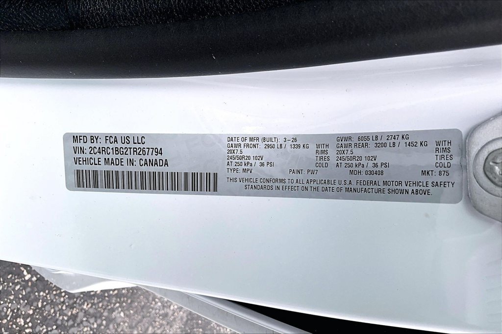 Certified 2026 Chrysler Pacifica Select w/ S Appearance Package FWD image 32