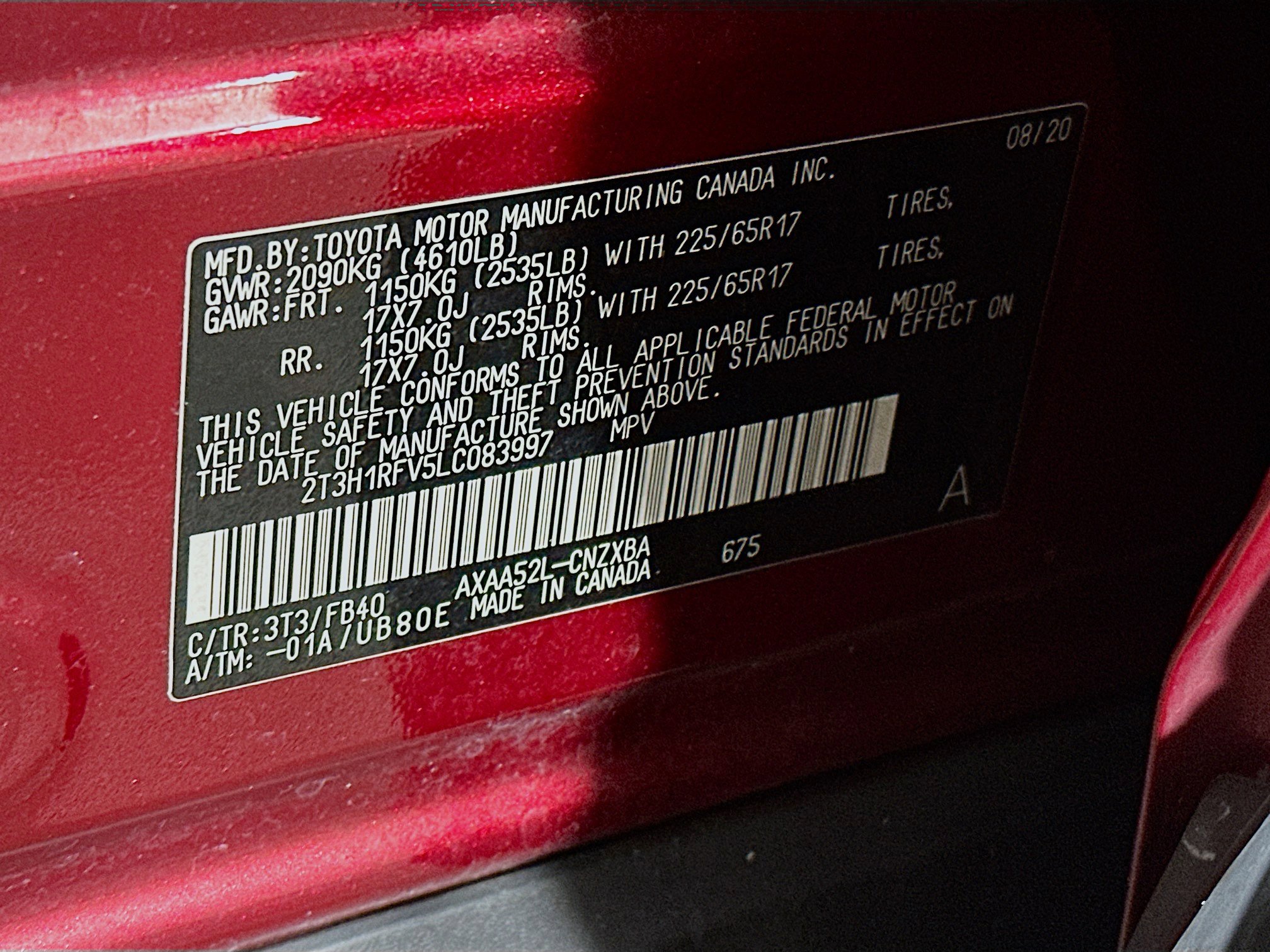 Used 2020 Toyota RAV4 LE FWD image 12