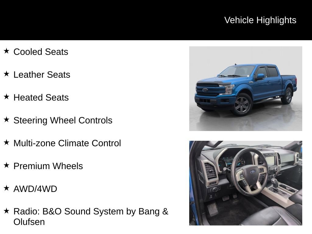 Used 2020 Ford F150 Lariat w/ Equipment Group 502A Luxury image 26