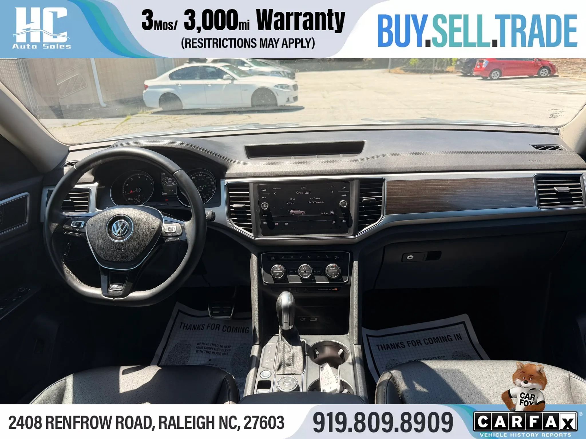 Used 2019 Volkswagen Atlas SE w/ Towing Package AWD/4WD image 24
