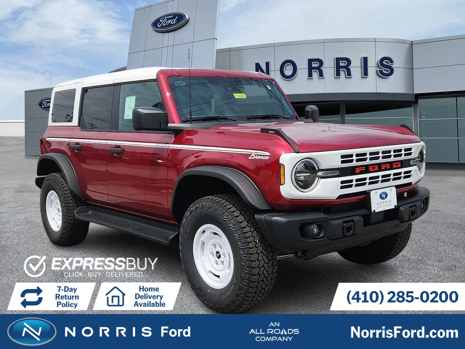 New 2026 Ford Bronco Heritage Edition AWD/4WD image 1