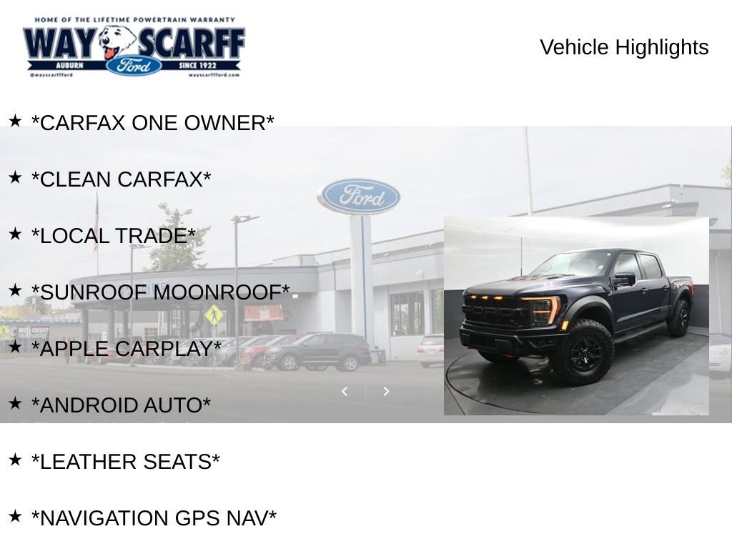 Used 2023 Ford F150 Raptor w/ Equipment Group 802A Raptor R image 9