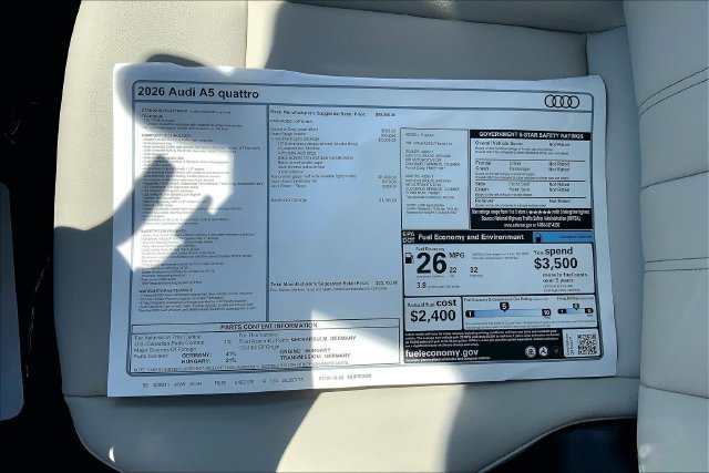 New 2026 Audi A5 Premium AWD/4WD image 13
