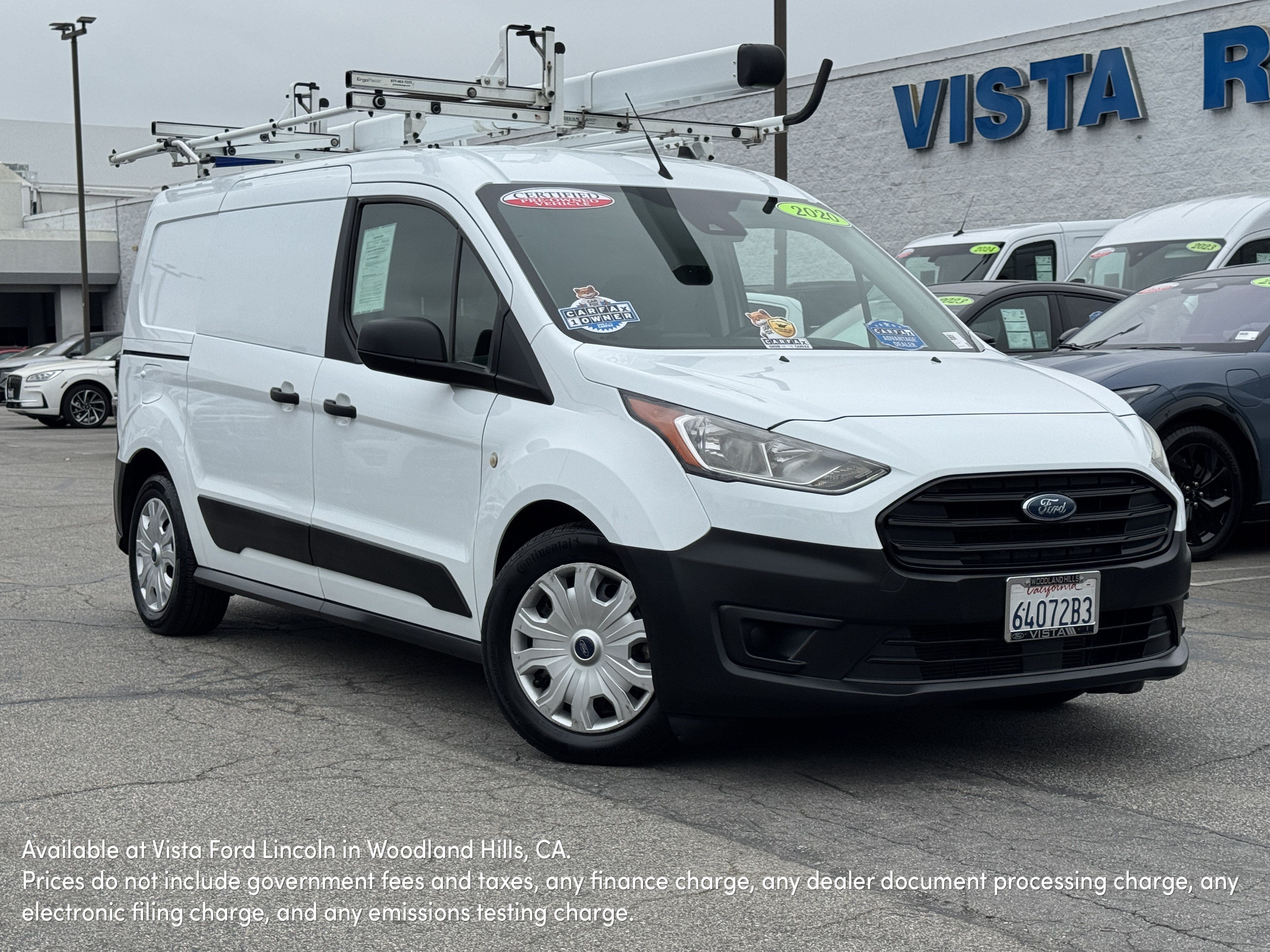 Certified 2020 Ford Transit Connect XL w/ CNG/LPG Engine Prep Package